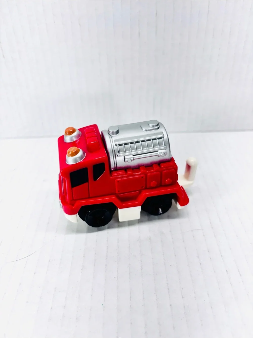 GEOTRAX TRAIN Blue & White Crosstown Express Lines City, Fire Engine & Freighway